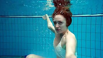 diana zelenkina, you absolute cutie swimming naked in the pool?