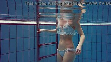 diana zelenkina, you absolute cutie swimming naked in the pool?