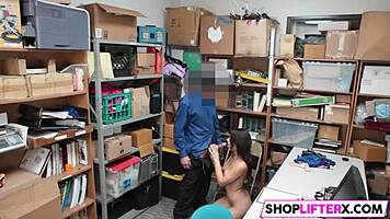 Sneaky officer catches and punishes teen shoplifter at work