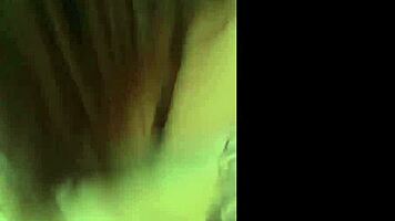 Teen slut takes public facial!