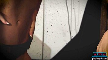 Sexy Canadian Blonde Katie Jean Solo Softcore Striptease Video With Playboy