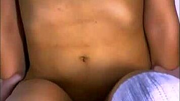 stepmother nervous seeing attractive man at door