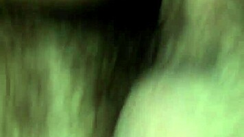 A friend gives back shots to his ebony girlfriend, cumming in her tight pussy.