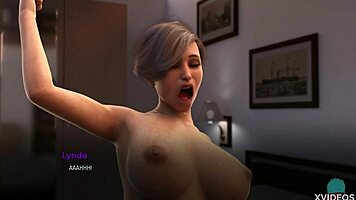 Lynda rides dildo with tight pussy