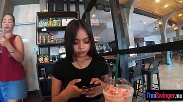 Does this Asian teen enjoy her boyfriend's thrusts?