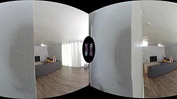 vrallure discovers intense foot fetish liking