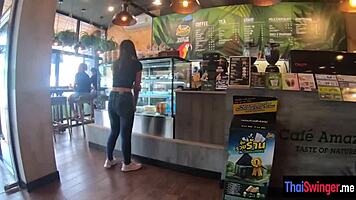 Does this Asian teen enjoy her boyfriend's thrusts?