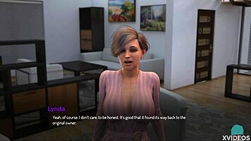 Lynda rides dildo with tight pussy