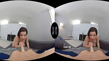 vrallure discovers intense foot fetish liking