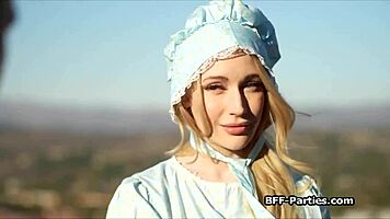 Picking Up Amish Cutie For Foursome Group Fuck