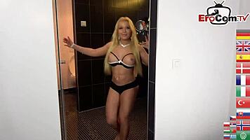 Blonde Slut With Natural Tits Does Her Very First Casting