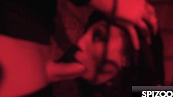 Young Alexis Tae gets caged and punished by huge cock!