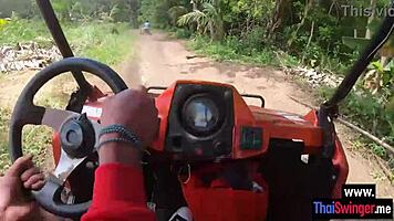 Cute Asian teen 18+ sucking that huge cock, and wow, she loved rough banging! 😍