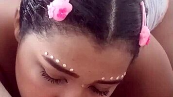 Dios Mío, Esposo Me Pone a Mamar Su Enorme Polla Tras Viaje