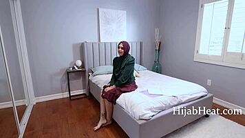 Teen in hijab meets stepuncle romantically