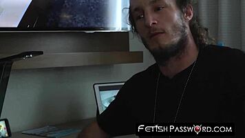 in a tale of domination, liza rowe, the decadent teen, hungrily sucks on a massive cock while bound in hardcore bondage