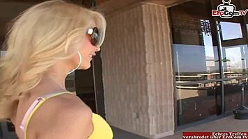 Slim tattooed blonde lesbians experience intense strapon pleasure