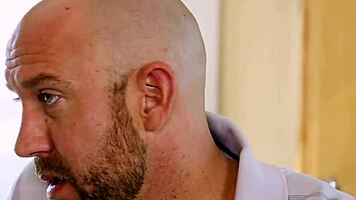 highheeled model gets spoon fucked in the kitchen