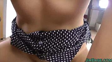 In this hd pov, a sexy teen 18+ager sucks an old timer's big cock