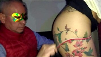 in a wild mexican gangbang, the latina teen gets bukkaked after blowbang