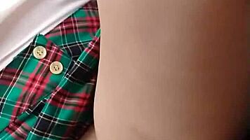 dude, check this real mexican student showing off her virgin ass for grades!