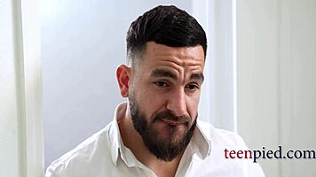 Wow, teen 18+ is losing her virginity in a quick doggystyle fuck before semester!