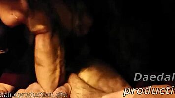 POV Blowjob in a Car with a Goth Teen 18+