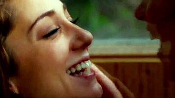 Cute Lesbian Brunette with Tattoos and Heels Gets Her Big Ass Toyed Anal for the First Time