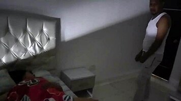 Hands lift my pussy and cock fills my mouth, stepdad fucks me caramel skin
