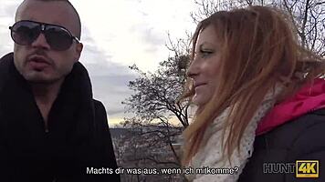 jenifer red satisfies strangers in public for money