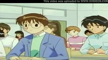 Watch this young hentai mom get her pussy creampied