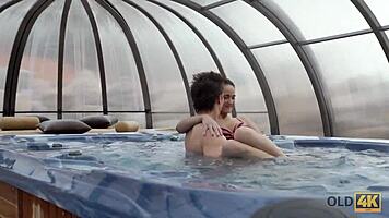 Old Man Spends Wonderful Time With Angie Moon!