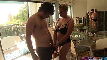 Stepson slips into divorced stepmom's desires