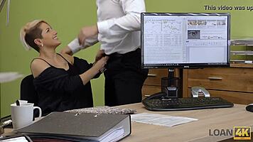 Loan4K Dirty Casting Pounds Slutty Pussy At Agency