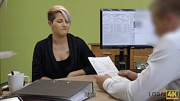 Loan4K Dirty Casting Pounds Slutty Pussy At Agency