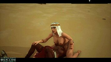 Lesbians Have A Threesome On The Beach - Wild Life