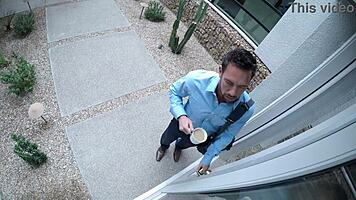 Hot Nanny Rides Boss's Cock When Webcam Catches Her Masturbating