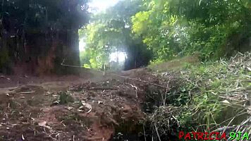 that teen ebony pornstar got fucked by bbw patricia on the roadside with people watching