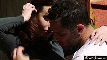 Taboo teen doggystyled outdoors in full movie