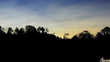 Taboo teen doggystyled outdoors in full movie