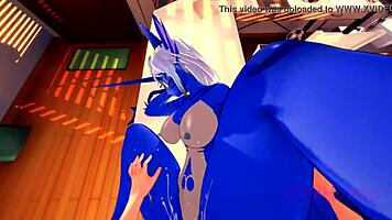 i meet a seductive fish demon monster girl in hentai