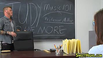 college teen explores uniform adventures