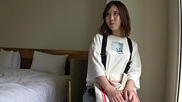 yo, wanna see this cute Asian shop clerk rock the bed?