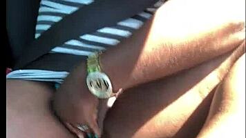 Intimate Car Striptease