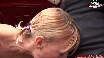 Skinny Blonde Girl With Perfect Tits In Anal Threesome