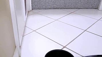 Fetish teen 18+ on a leash throated and fucked