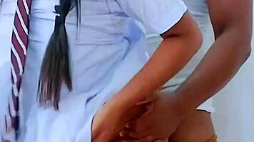 Teen Couple Hot Sex in Steamy Action