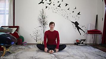 I am teaching a yoga lesson, but I messed up the pose.