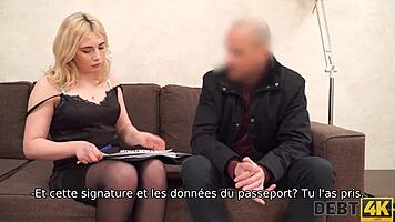 teen sells pussy for cash in debt