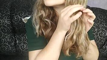 Adorable Oiled Feet Close-Up